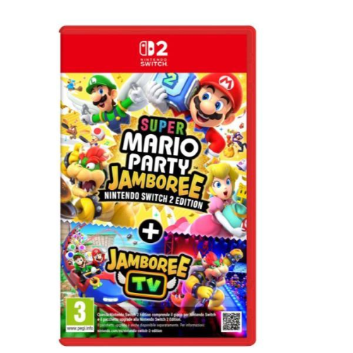 NINTENDO SWITCH 2 SUPER MARIO PARTY JAMBOREE ED. ITALIANA - VERSIONE SU SCHEDA